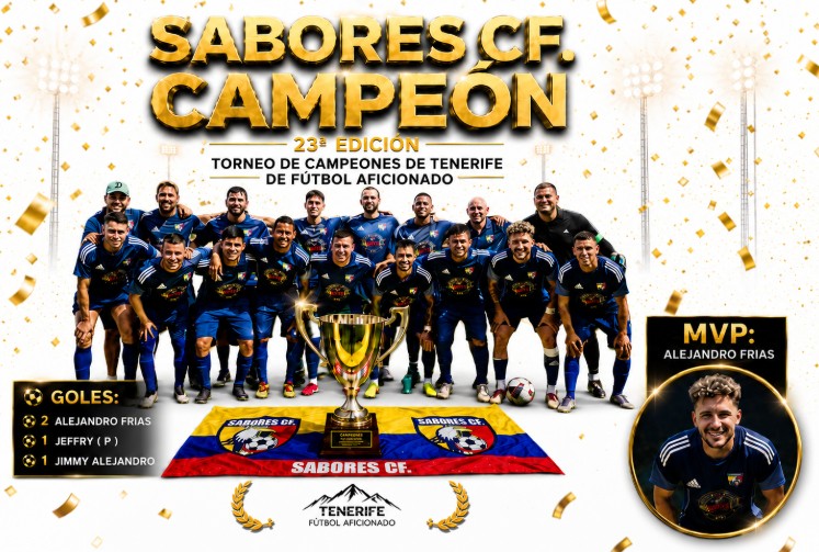 SABORES CF., CAMPEÓN DE TENERIFE 2026
