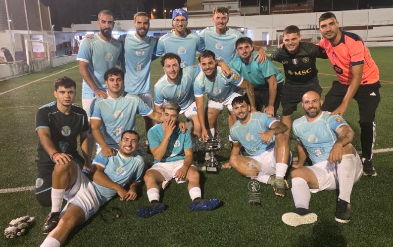 ATL. CANTINA, CAMPEON DE LA COPA PLATA FUTBOL 7 - DOMINGO PADRON HDEZ.