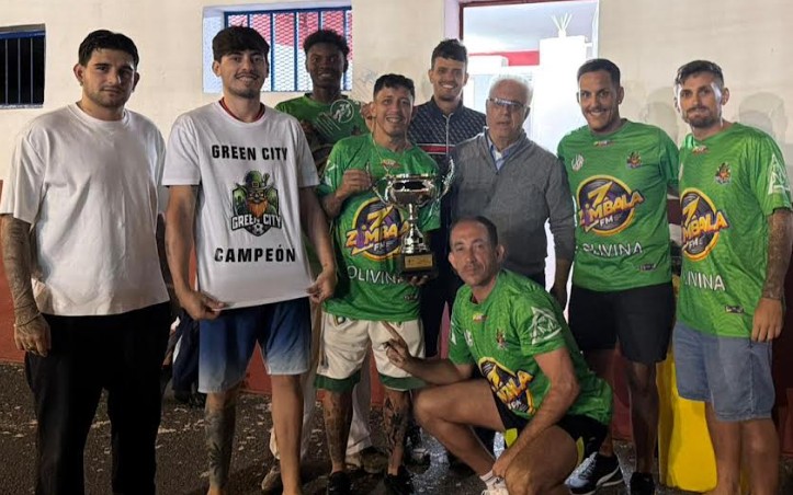GREEN CITY CF., CAMPEON DE LA COPA ORO - DOMINGO PADRON HERNANDEZ DE FUTBOL 7
